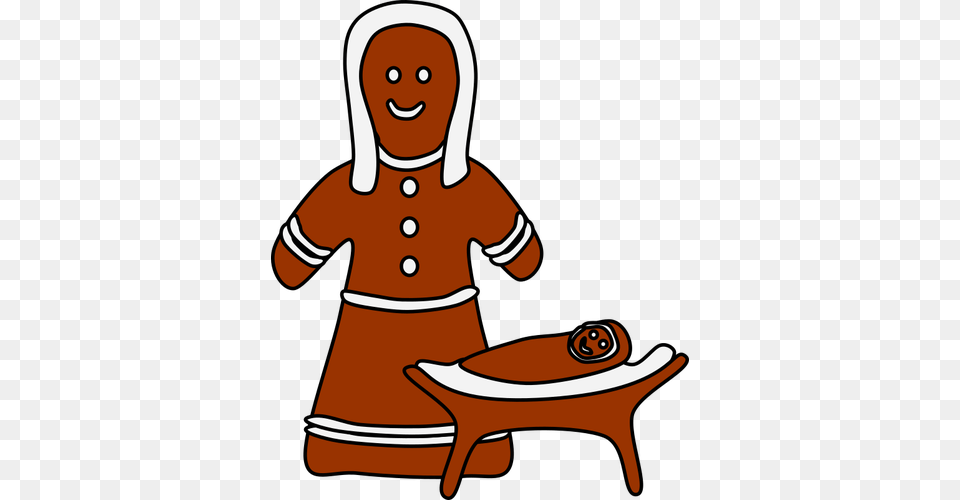 Gingerbread Jesus And Mary, Food, Sweets, Baby, Person Png Image