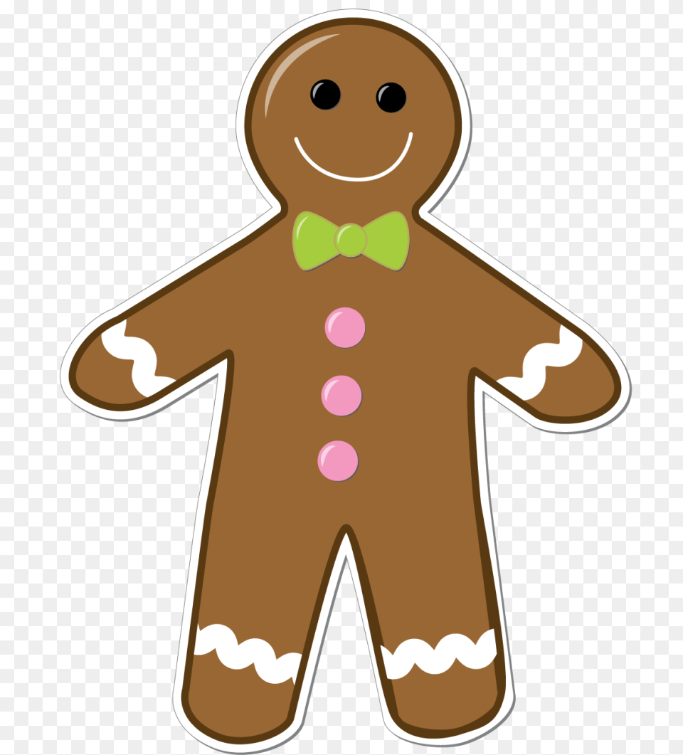 Gingerbread Man Clipart, Cookie, Food, Sweets, Cross Png Image