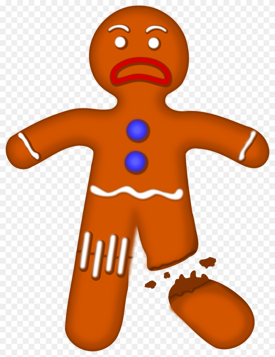 Gingerbread Man Clipart, Cookie, Food, Sweets, Baby Png Image