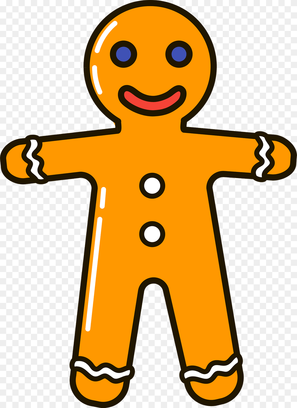 Gingerbread Man Clipart, Cookie, Food, Sweets Png