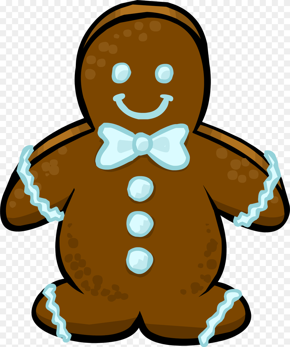 Gingerbread Man Club Penguin Gingerbread Man, Cookie, Food, Sweets, Nature Png