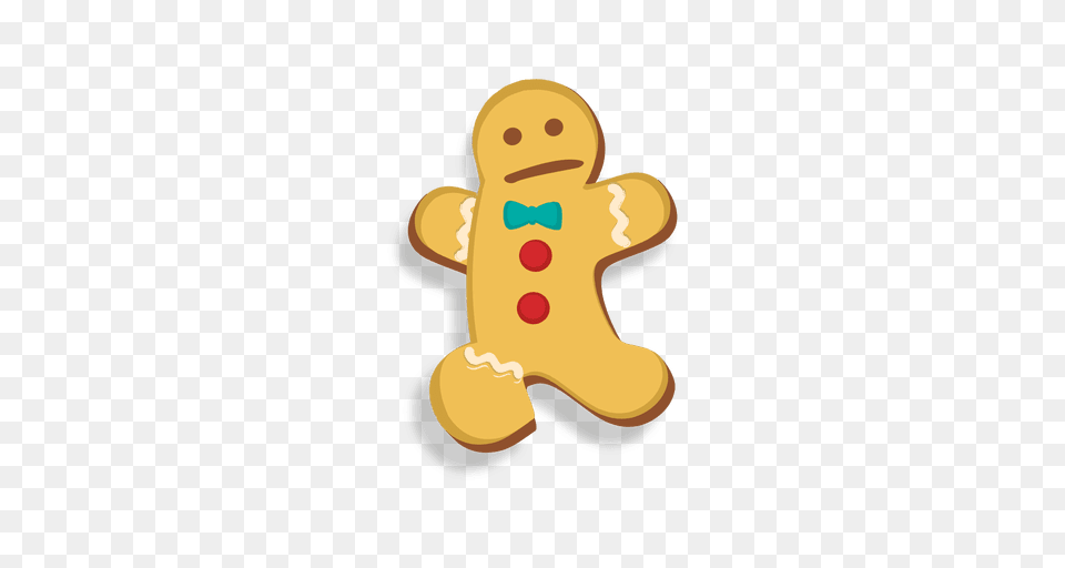 Gingerbread Man Cookie Jumping Cartoon, Food, Sweets, Baby, Person Free Png Download