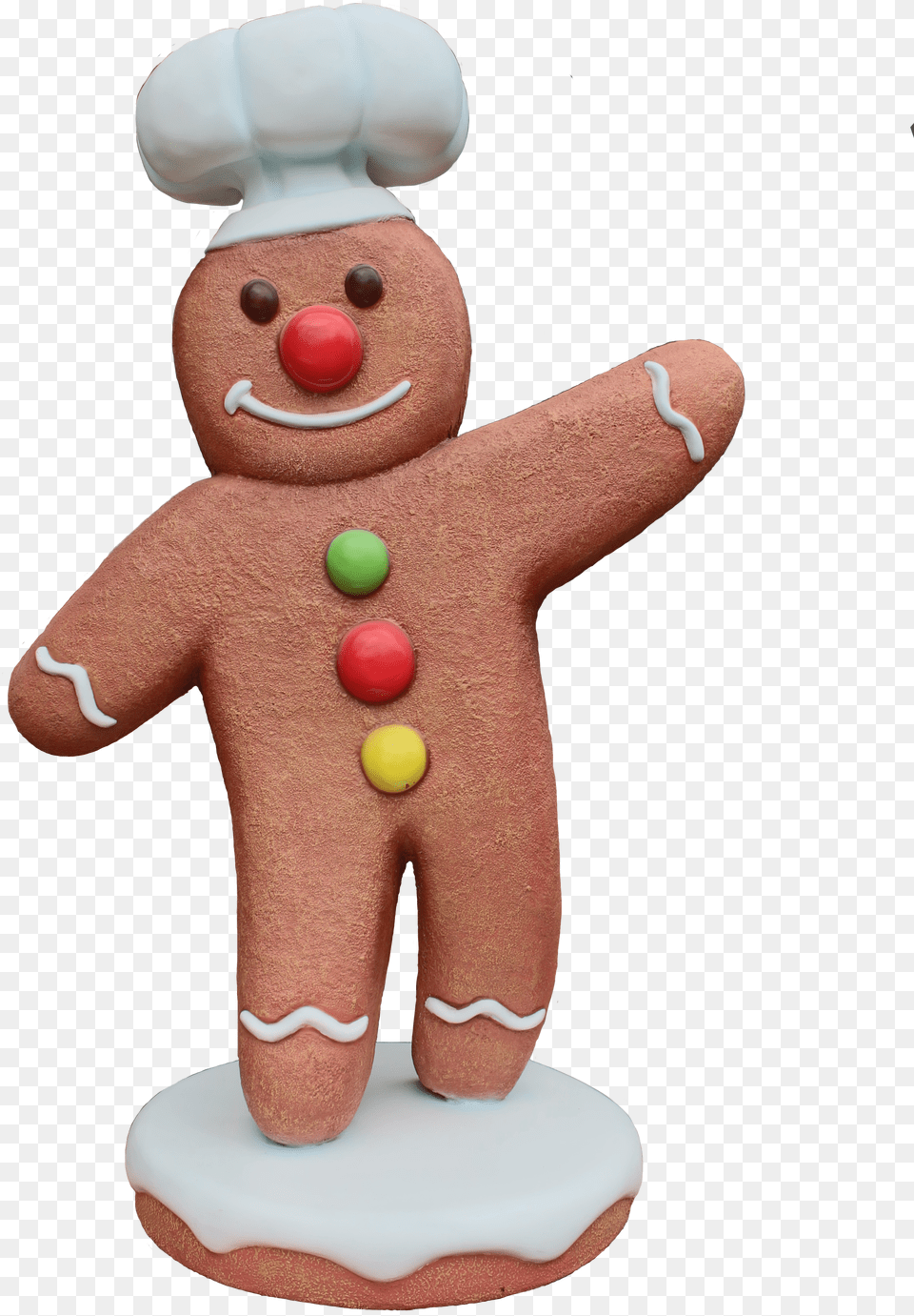 Gingerbread Man Galleta De Jengibre Con Gorra Free Png Download