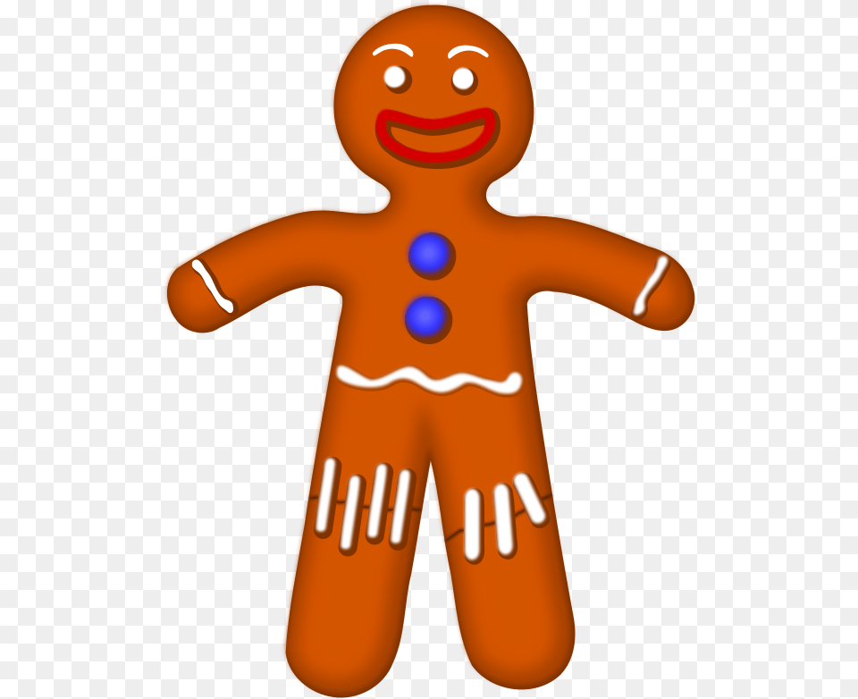 Gingerbread Man Gangster Vector Gingerbread Man Transparent, Cookie, Food, Sweets, Baby Free Png