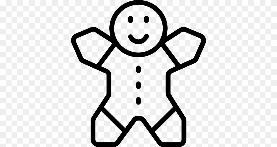 Gingerbread Man Icon, Nature, Outdoors, Snow, Food Png