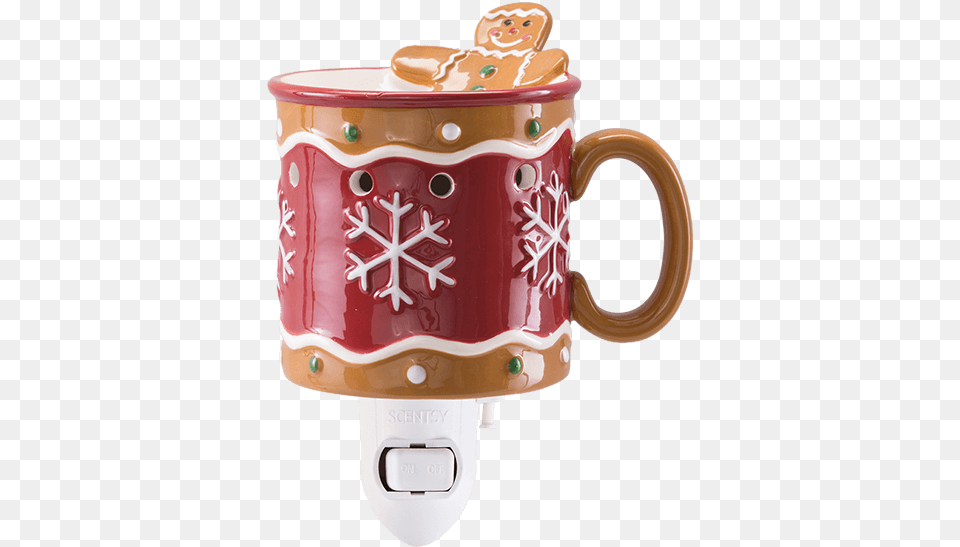 Gingerbread Man Mini Warmer Gingerbread Man Mini Warmer Scentsy, Cup, Pottery, Beverage, Coffee Png Image