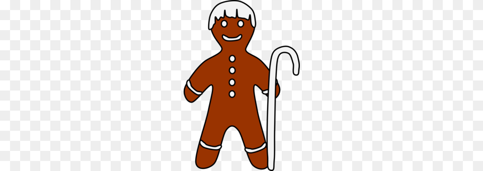 Gingerbread Man Net Cartoon, Cookie, Food, Sweets, Animal Png Image