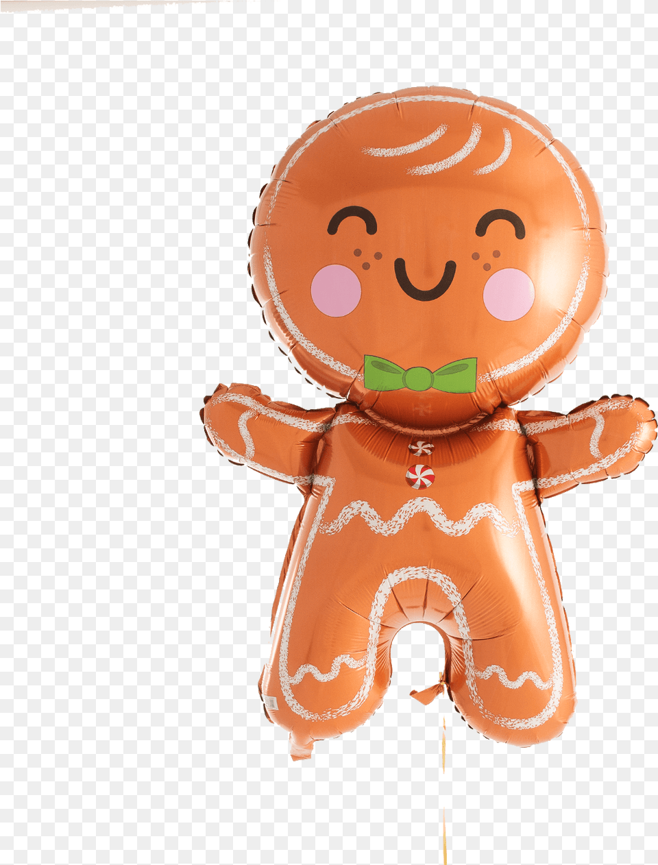 Gingerbread Man Supershape Illustration, Food, Sweets, Balloon, Baby Png Image