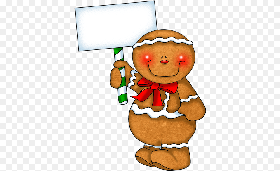Gingerbread Man Walking Sunny Day Clipart Christmas Frame And Border, Food, Sweets, Nature, Outdoors Png