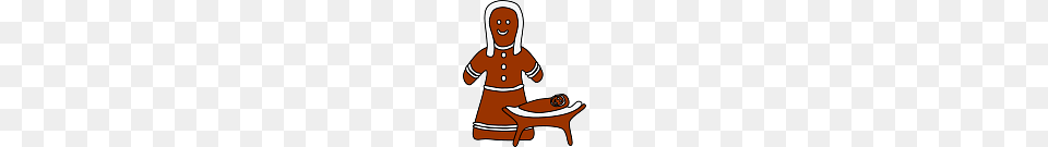 Gingerbread Mary And Jesus, Baby, Person, Food, Sweets Free Png