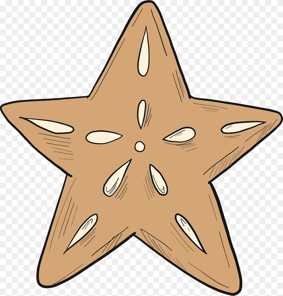 Gingerbread Star Clipart, Star Symbol, Symbol, Animal, Fish Free Png Download
