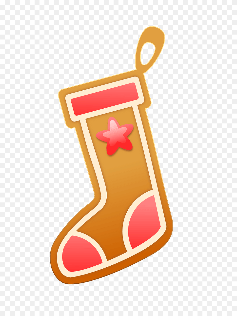 Gingerbread Stocking Clipart, Clothing, Hosiery, Christmas, Christmas Decorations Free Transparent Png