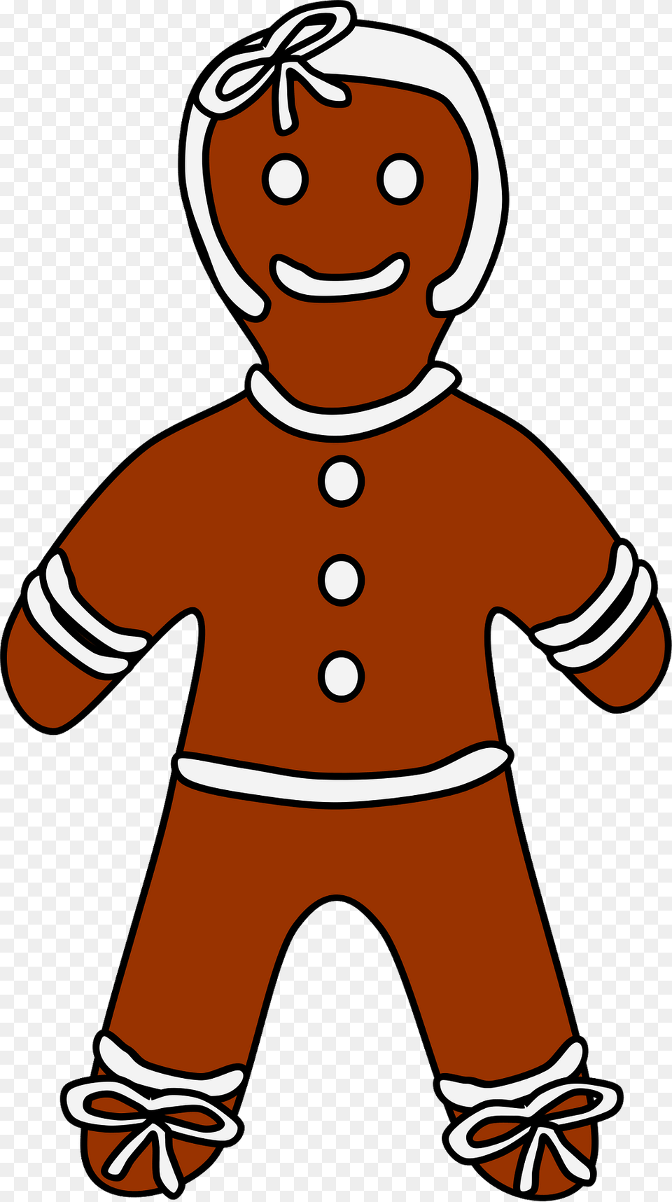 Gingerbread Woman Clipart, Food, Sweets, Baby, Cookie Free Png