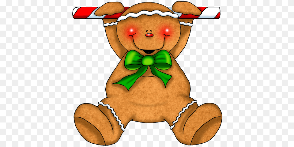 Gingerbreadparade, Food, Sweets, Teddy Bear, Toy Free Png