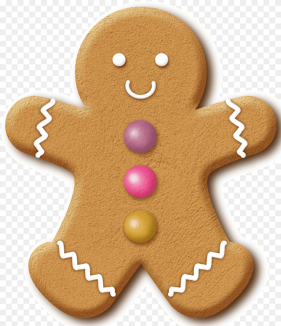 Gingerman Clipart, Cookie, Food, Sweets, Gingerbread Png Image