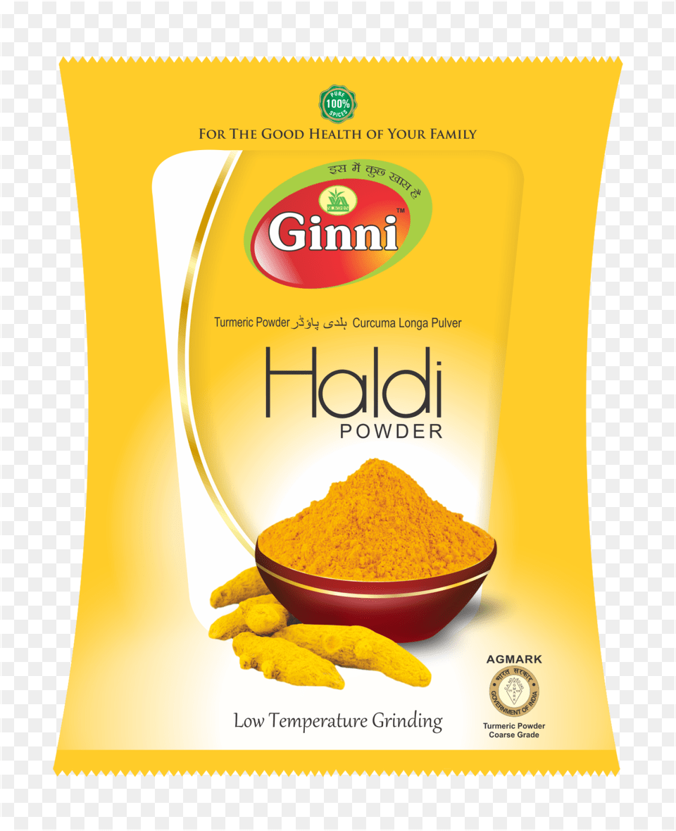 Ginni Haldi Powder Whole Grain, Curry, Food Png
