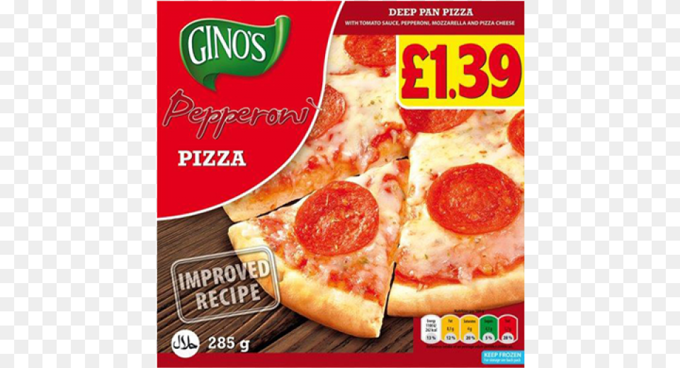 Gino Pepperoni California Style Pizza, Advertisement, Food, Poster Free Png