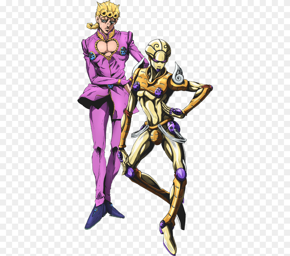 Giorno Giovanna Full Body, Book, Comics, Publication, Adult Png Image