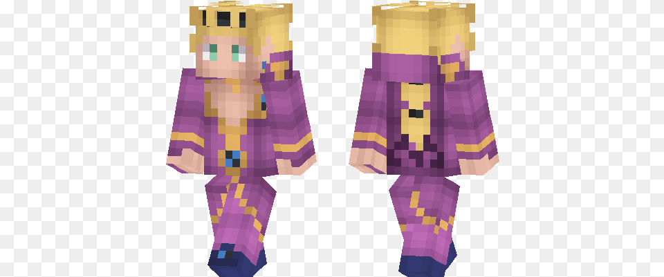 Giorno Giovanna Giorno Giovanna Minecraft Skin, Fashion, Purple, Person, Formal Wear Png