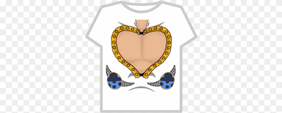 Giorno Giovanna Roblox Jojo T Shirt Roblox, Clothing, T-shirt, Heart Free Transparent Png