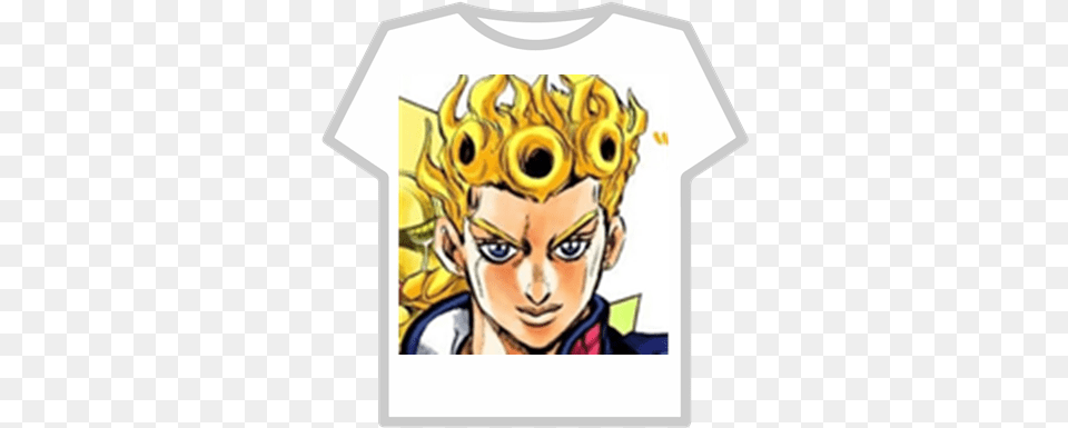Giorno Giovanna Roblox Musculoso T Shirt Roblox, Book, Clothing, Comics, Publication Free Transparent Png