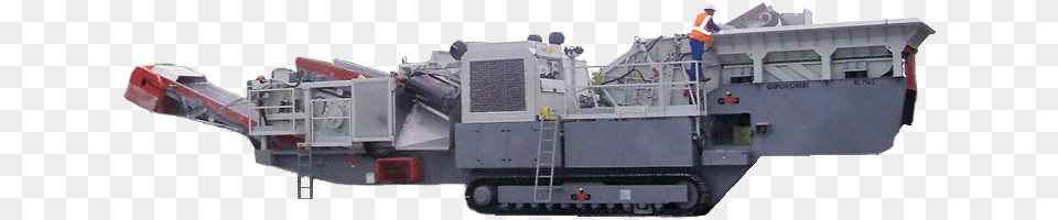 Gipokombi Rc 170 Cfdr Impact Crusher Landing Craft Mechanized, Boat, Transportation, Vehicle, Person Free Transparent Png