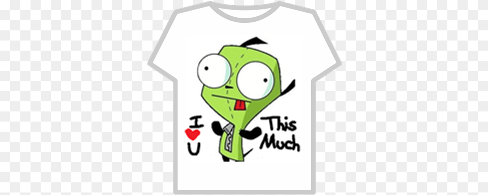 Gir Luvsupng Roblox Invader Zim Gir, Clothing, T-shirt, Shirt Png