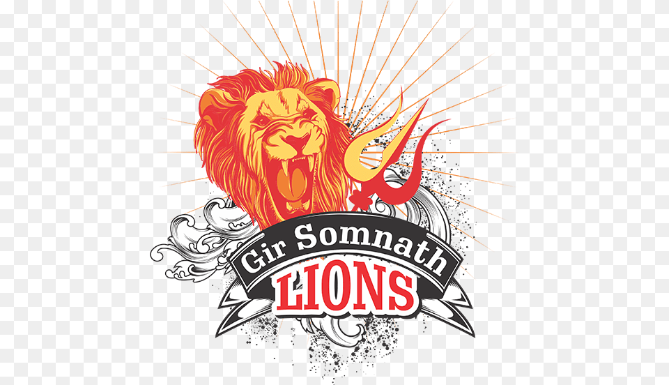 Gir Somnath Lions Illustration, Animal, Lion, Mammal, Wildlife Png