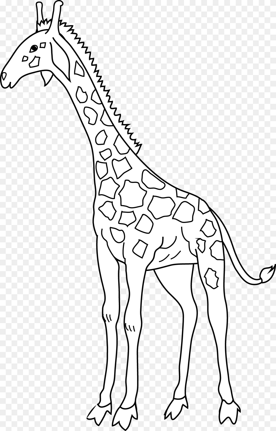 Giraffe, Art, Drawing, Animal, Mammal Free Transparent Png