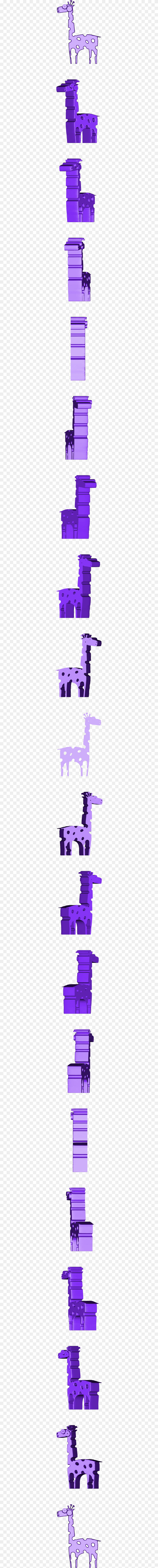 Giraffe, Purple, Lighting, Art Png