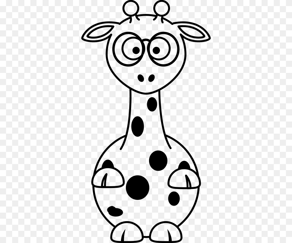 Giraffe, Gray Free Transparent Png