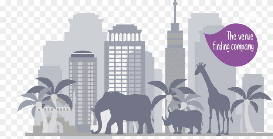 Giraffe, City, Metropolis, Urban, Animal Png