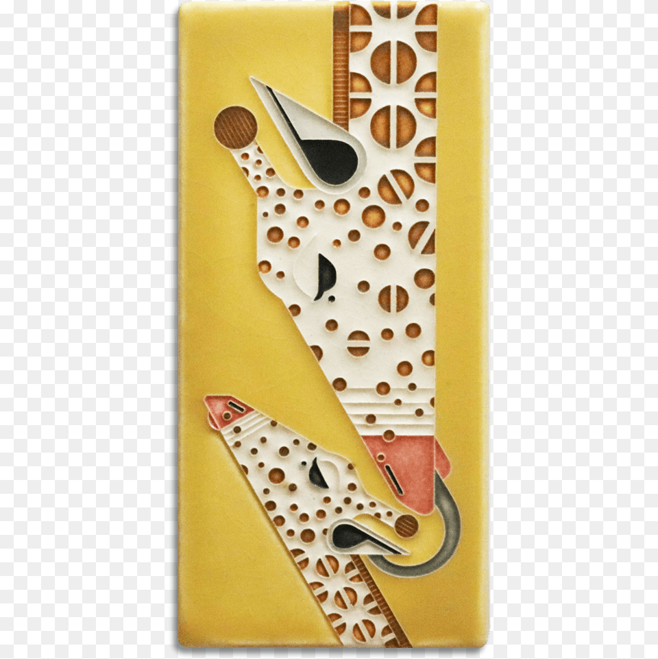 Giraffe A Half Yw Charley Harper Giraffe Tile, Electronics, Hardware Free Png