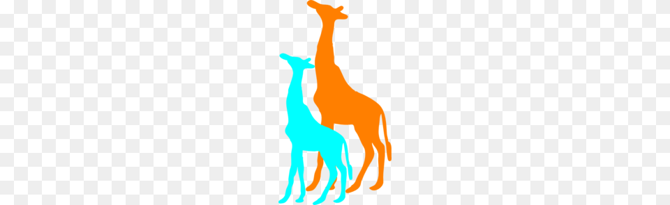 Giraffe And Baby Giraffe Clip Art, Animal, Mammal, Person Free Transparent Png