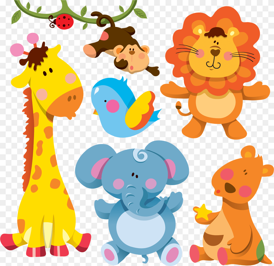 Giraffe Animals Cartoon Animal Cute Baby Animals Cartoon, Person, Bear, Mammal, Wildlife Free Png Download