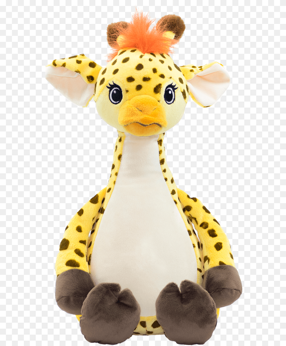 Giraffe Birth Announcement Personalized Stuffed Animal Cubbies Giraffe, Plush, Toy, Bear, Mammal Png