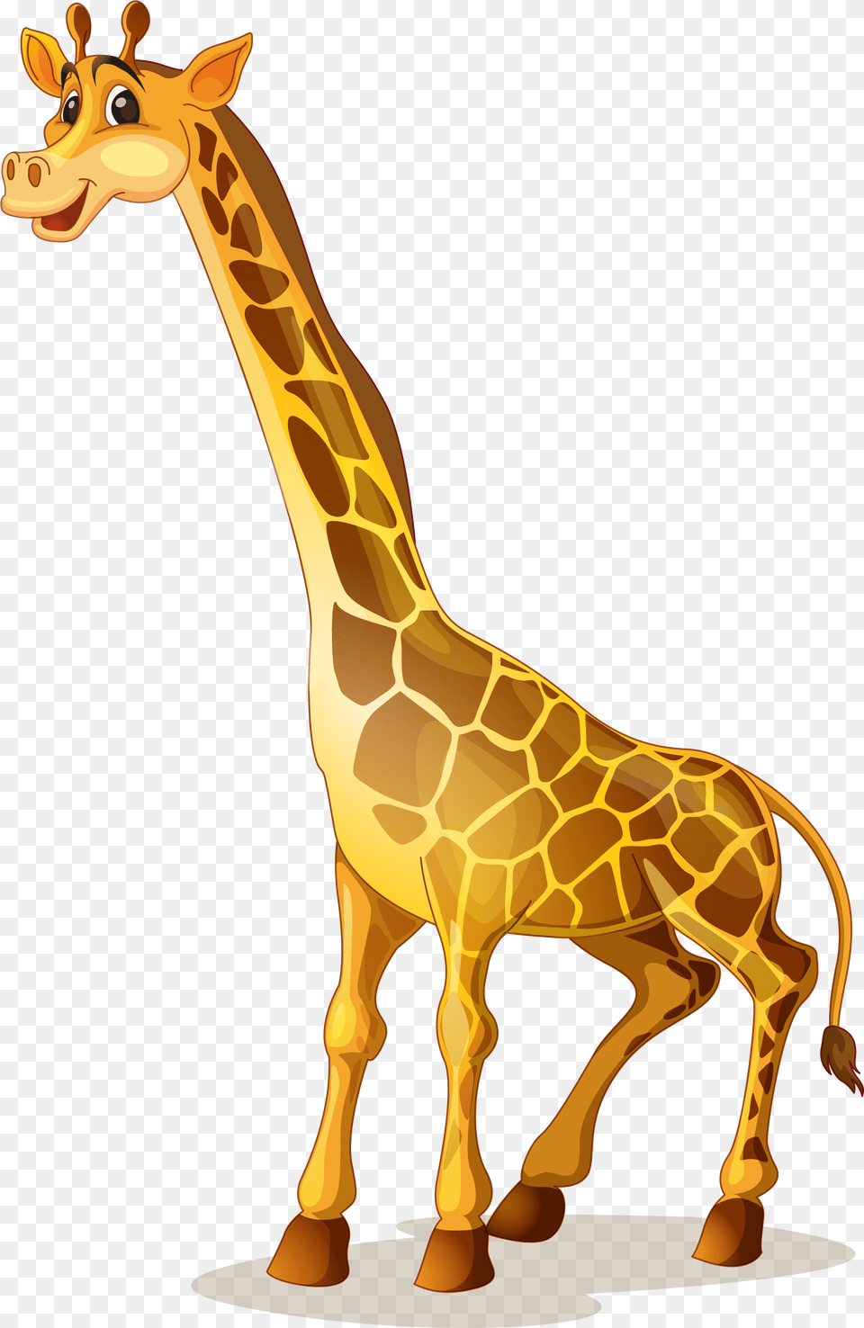 Giraffe Cartoon Illustration Hq Clipart Giraffe Cliparts, Animal, Mammal, Wildlife, Antelope Png Image