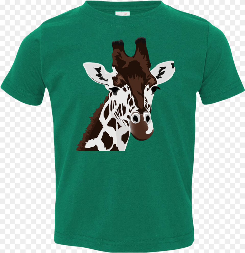 Giraffe Cartoon Printed Toddler Jersey T Shirt Versace Mickey Mouse T Shirt, Clothing, T-shirt, Animal, Mammal Free Transparent Png