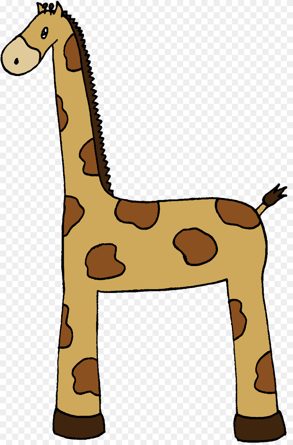 Giraffe Clipart, Animal, Mammal, Baby, Person Png Image