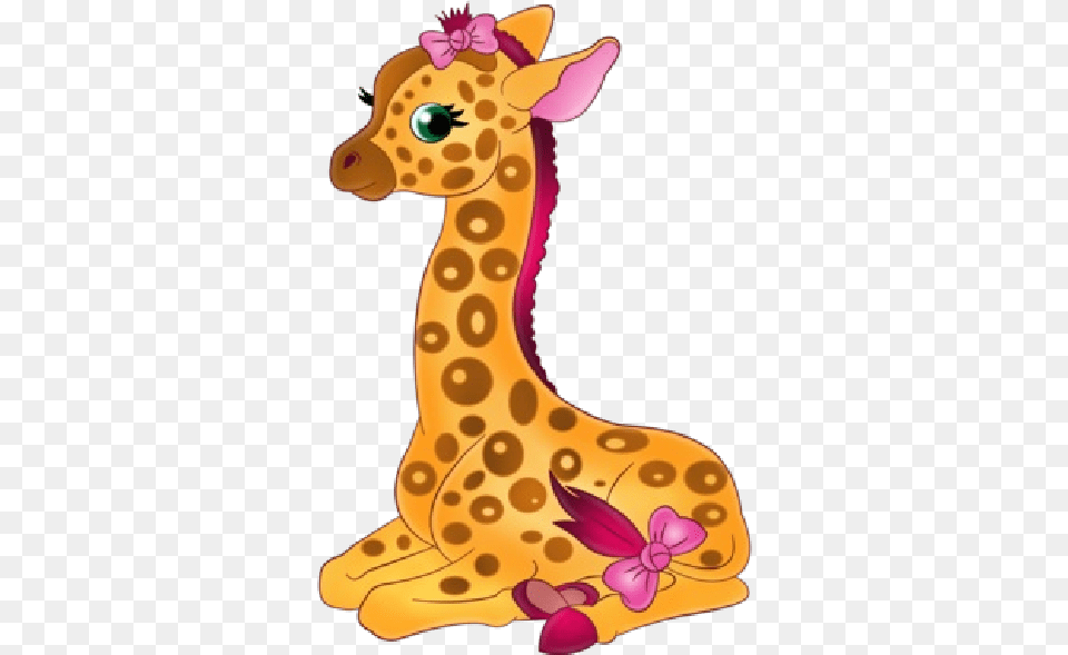 Giraffe Clipart Etsy Baby Girl Giraffe Clip Art, Animal, Mammal, Wildlife Free Png Download