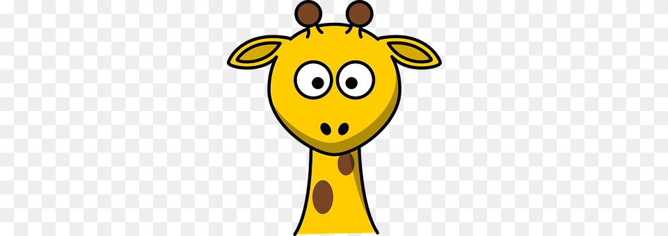 Giraffe Clipart Face, Animal, Bear, Mammal, Wildlife Png