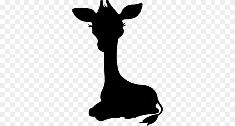 Giraffe Clipart Download Giraffe, Animal, Deer, Mammal, Silhouette Free Transparent Png