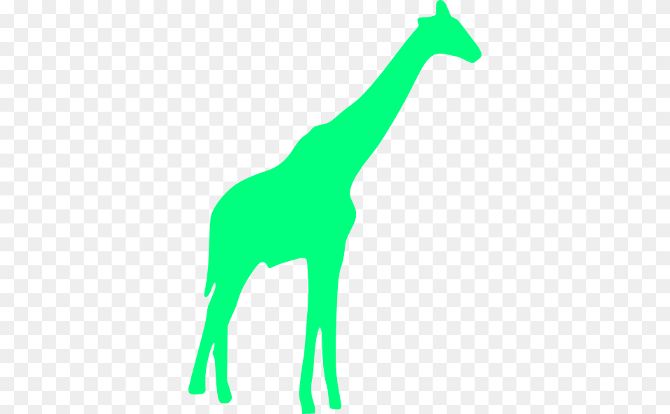 Giraffe Clipart Lime Green, Animal, Mammal, Wildlife, Kangaroo Png Image