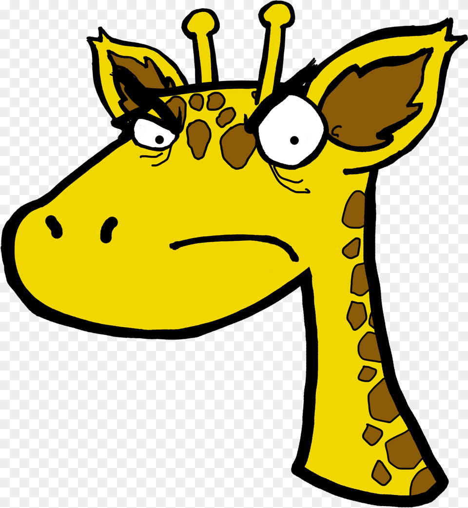 Giraffe Clipart Mad Mad Giraffe Clipart, Animal, Baby, Person, Mammal Free Transparent Png