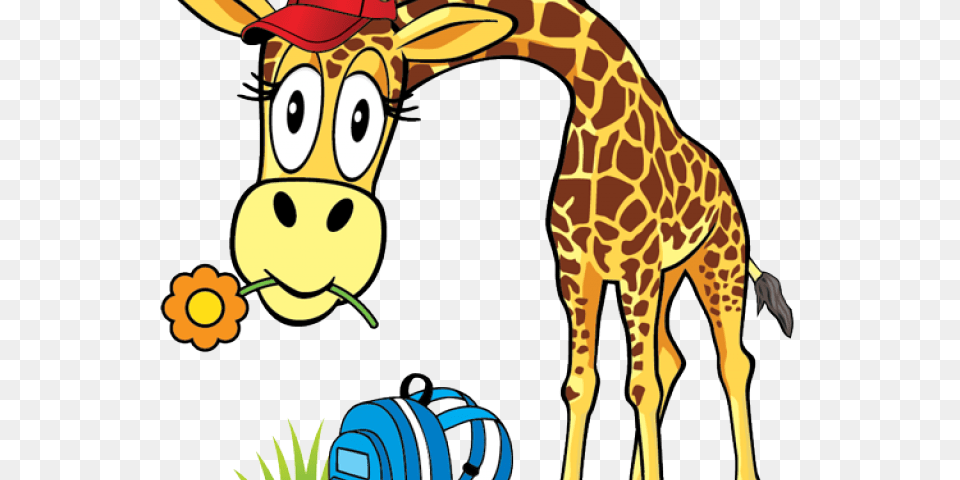 Giraffe Clipart School Giraffe, Animal, Mammal, Wildlife Free Png Download