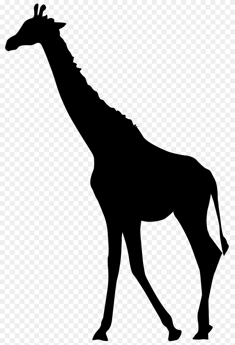 Giraffe Clipart Transparent, Silhouette, Stencil, Cross, People Free Png Download
