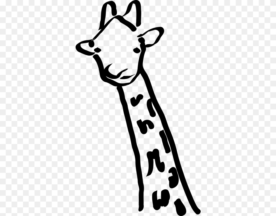 Giraffe Computer Icons Download Line Art Drawing, Gray Png