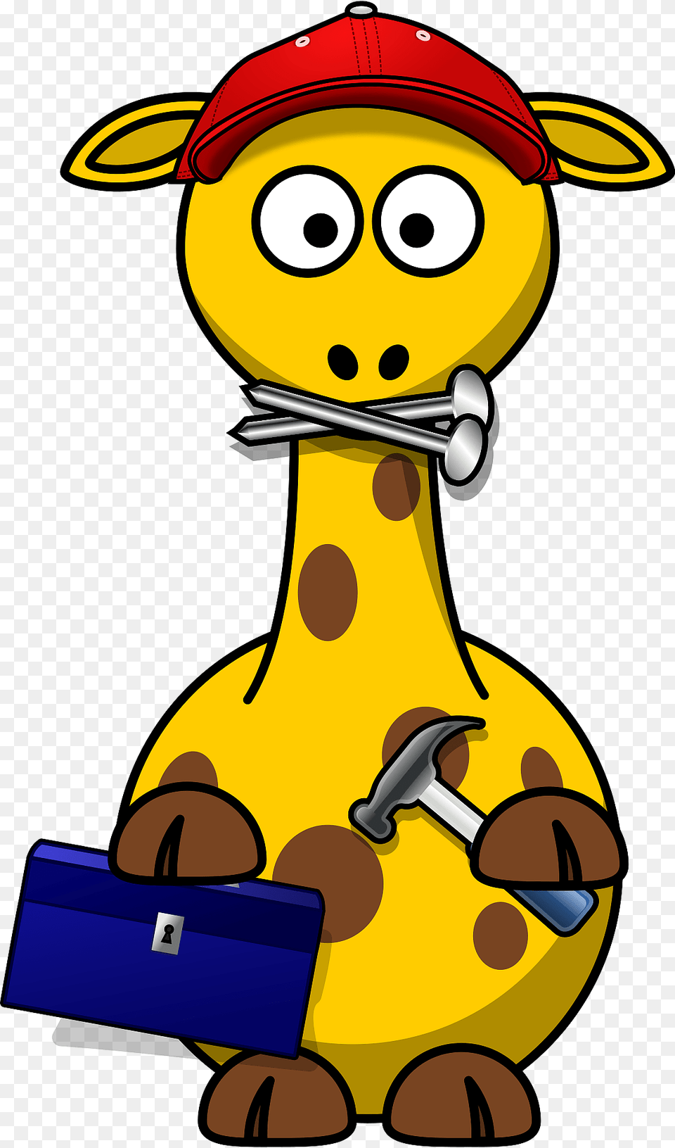 Giraffe Craftsmen Clipart, Nature, Outdoors, Snow, Snowman Png Image