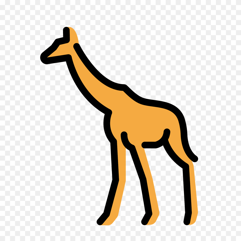 Giraffe Emoji Clipart, Animal, Mammal, Kangaroo, Wildlife Free Transparent Png