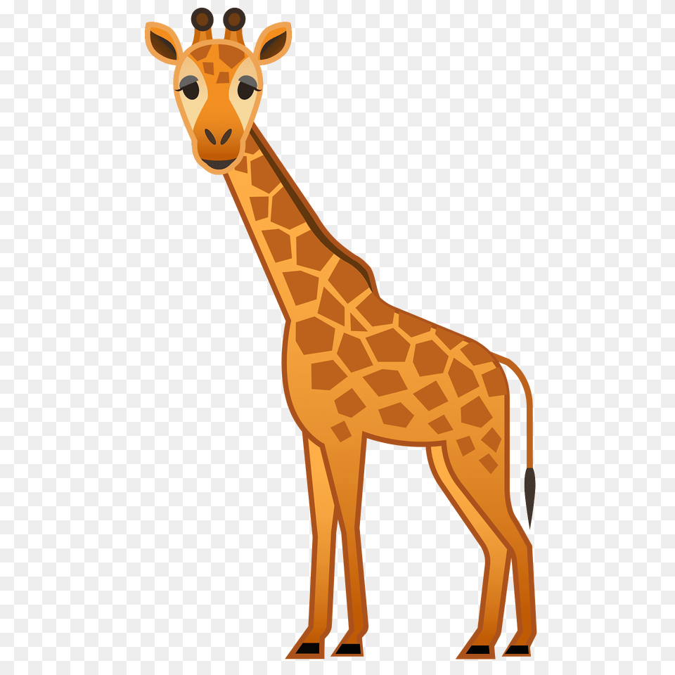 Giraffe Emoji Clipart, Animal, Mammal, Wildlife Free Png